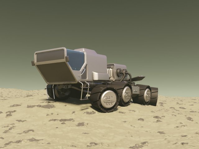 mars rover rigged 3Dモデル .c4d .max .obj .3ds .fbx .stl .blend 