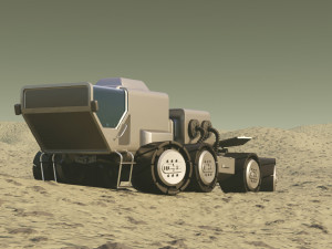 mars rover rigged 3Dモデル