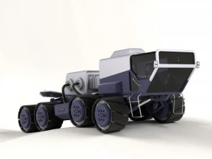 mars rover rigged 3D Model