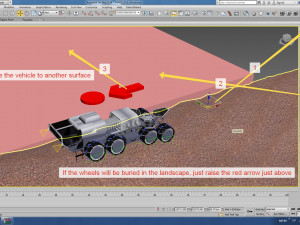 mars rover rigged 3Dモデル