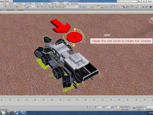mars rover rigged 3Dモデル