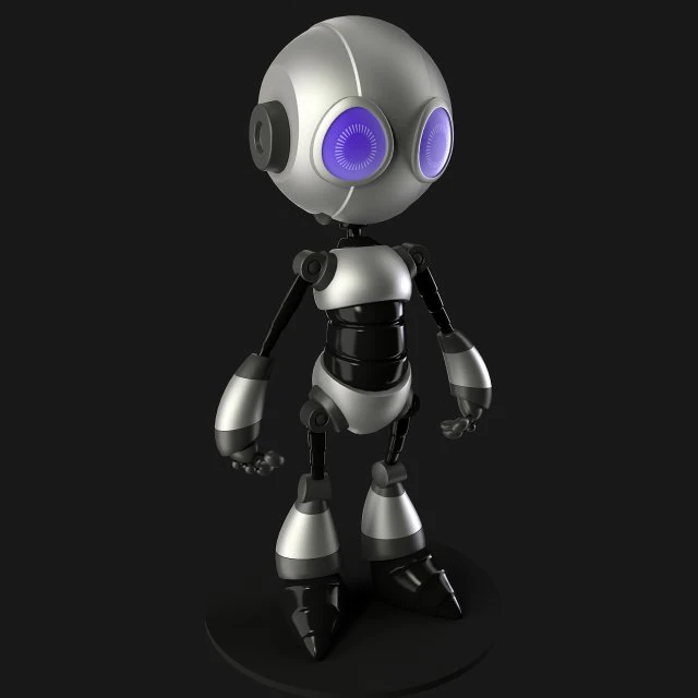 minibot 3D Model .c4d .max .obj .3ds .fbx .stl .blend 