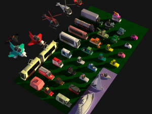 transport-game 3D मॉडल