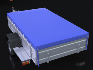 trailers Modello 3D