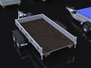 trailers Modello 3D