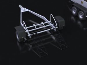 trailers Modello 3D