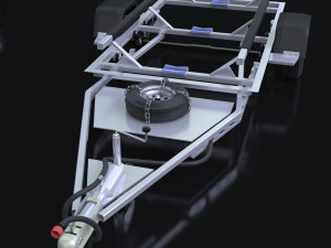 trailers Modello 3D