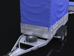 trailers Modello 3D