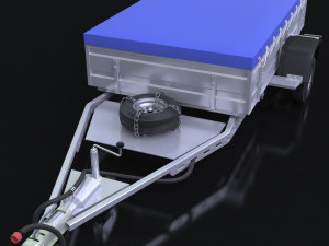 trailers Modello 3D
