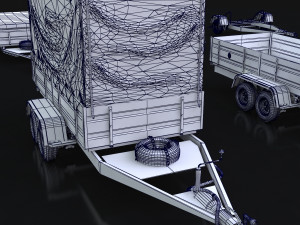 trailers Modello 3D