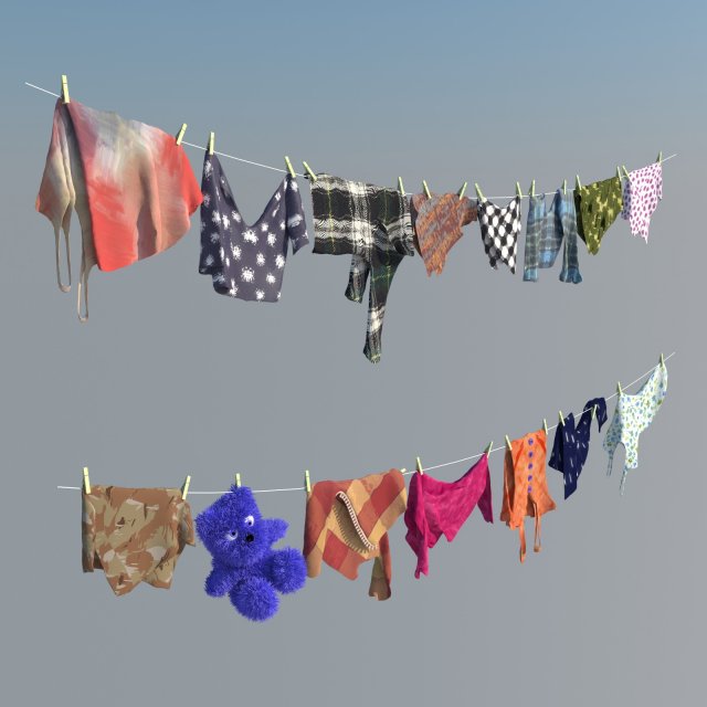 linen Model 3D .c4d .max .obj .3ds .fbx .stl .blend 