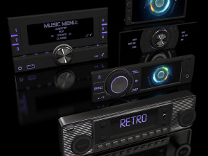receiver for car 3D Model