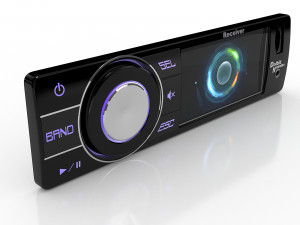 receiver for car 3D Model