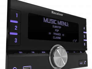 receiver for car 3D Model