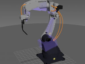 manipulator robot 3D मॉडल