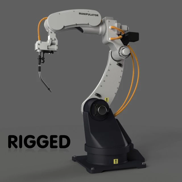 manipulator robot 3D Model .c4d .max .obj .3ds .fbx .stl .blend 