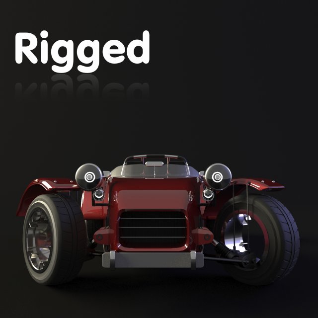 sportcar 3D मॉडल .c4d .max .obj .3ds .fbx .stl .blend 