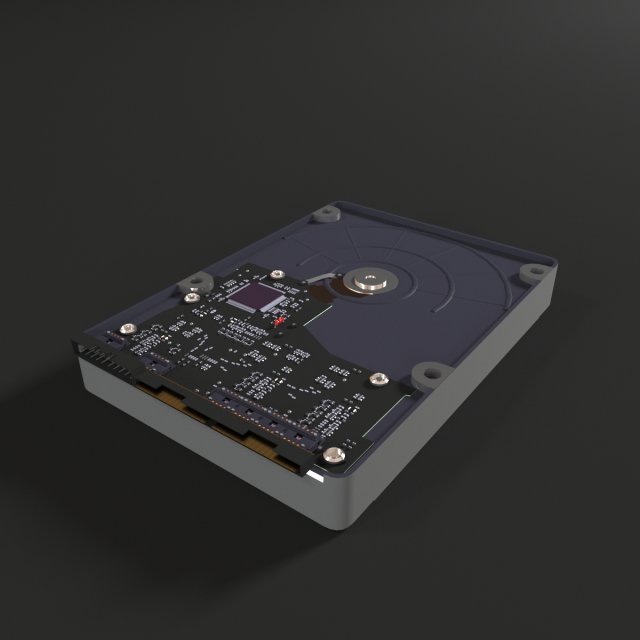 hard drive 3D Modell .c4d .max .obj .3ds .fbx .stl .blend