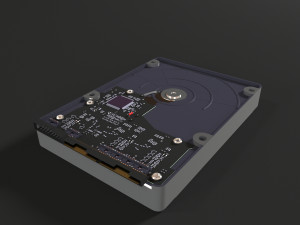 hard drive 3D मॉडल