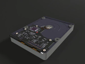 하드 드라이브 3D 모델