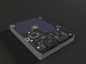 hard drive 3D Modell