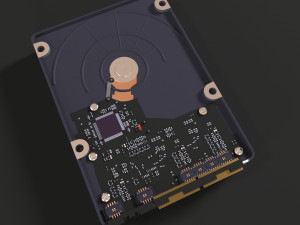 hard drive 3D Modell
