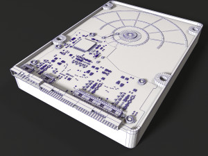 hard drive 3D Modell