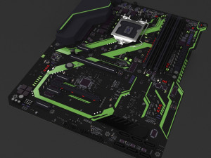 motherboard 3D-Modell