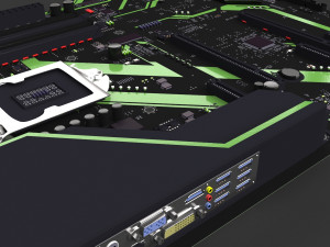 motherboard 3D-Modell