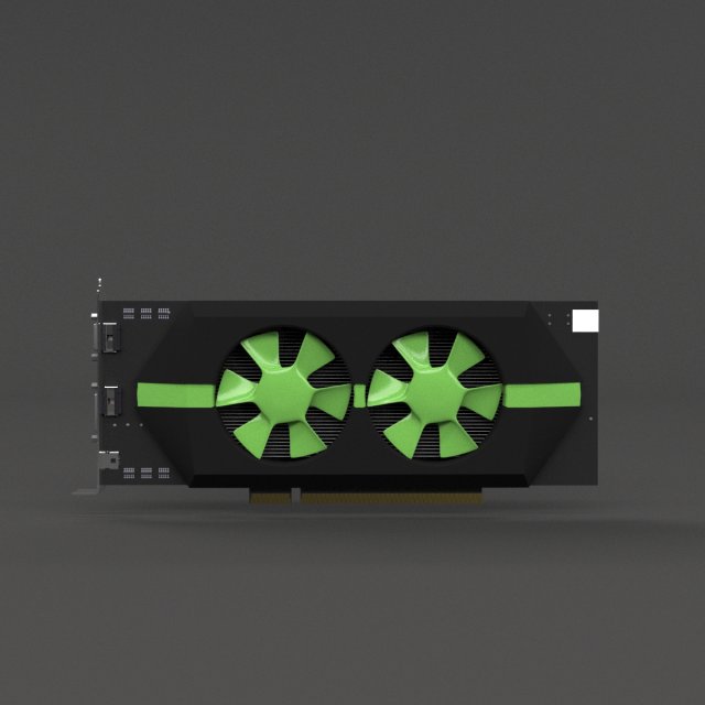 video card 3D 모델 .c4d .max .obj .3ds .fbx .stl .blend 