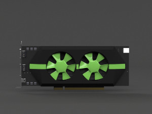 video card 3D मॉडल