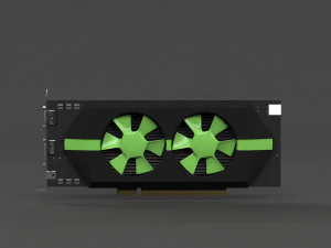 видеокарта 3D Модель