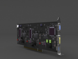 video card 3D 모델
