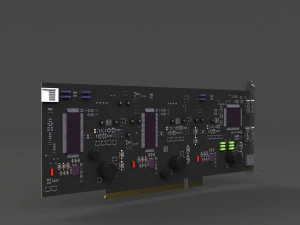 kartu video Model 3D