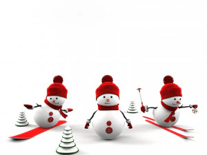 雪だるま 3Dモデル