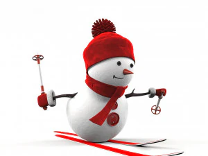 雪だるま 3Dモデル