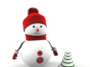snowman Modelo 3D