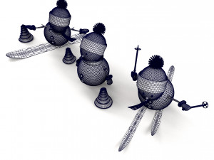 snowman Modelo 3D