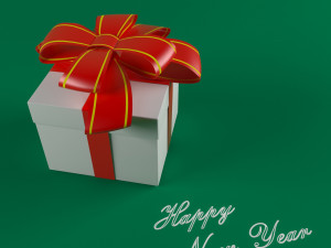 happy new year 3D मॉडल
