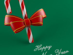 happy new year 3D मॉडल