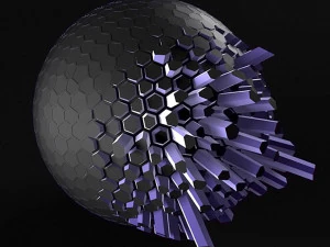 techno animation 3D Model