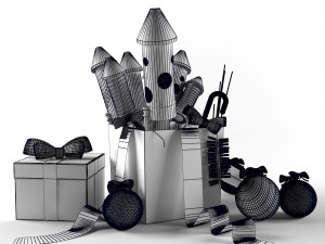 fireworks and toys Model 3D