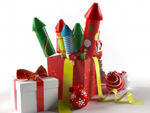 fireworks and toys Model 3D