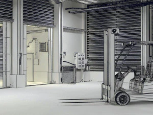 warehouse 3D Model