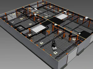 warehouse 3D Model