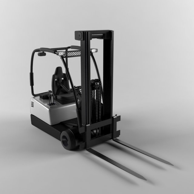 loader front Modelo 3D .c4d .max .obj .3ds .fbx .stl .blend 