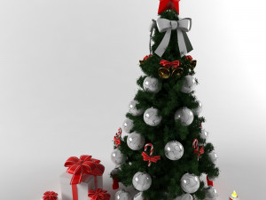 christmas tree 3D मॉडल