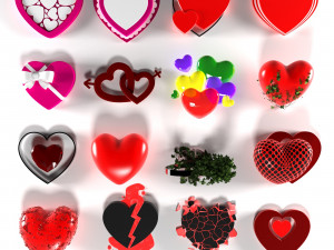 hearts 3D Model