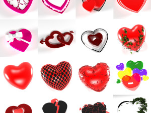 hearts 3D Модель