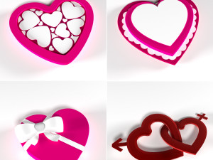 hearts 3D Модель